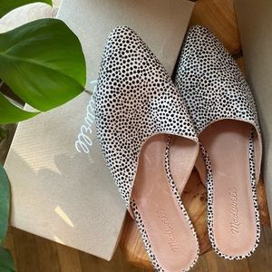 Madewell Remi Animal Print Slip-on Mule